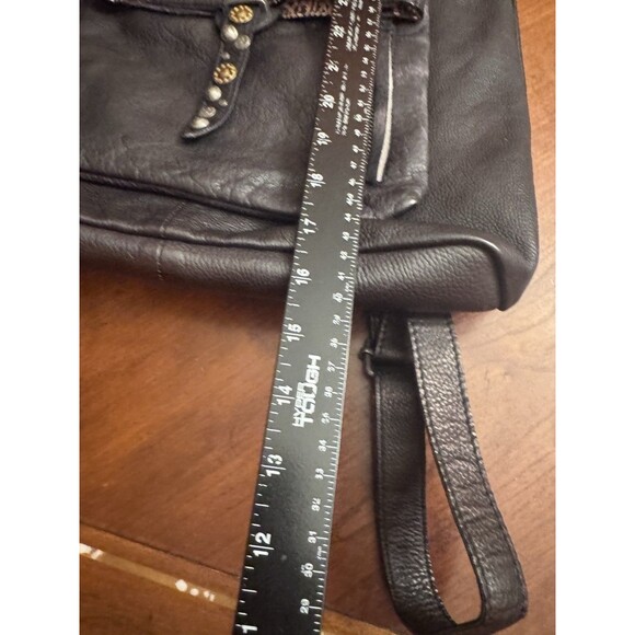 Free People  Backpack in Black Leather main image 9